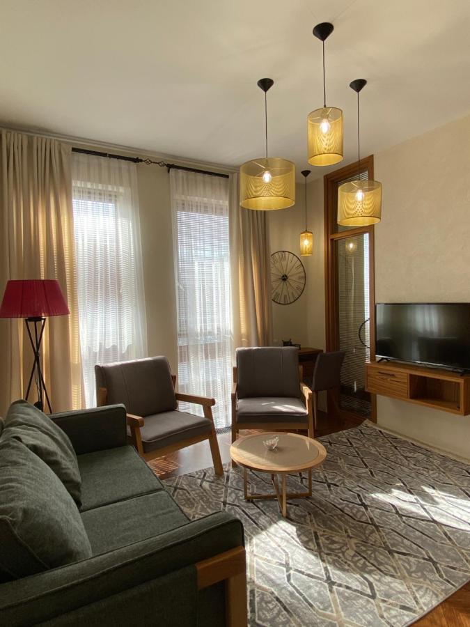 Апартаменты В Esentai City Almaty Bagian luar foto